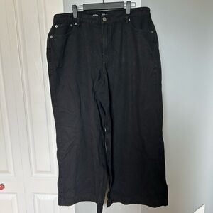 Reitmans Black Wide-Leg Pants